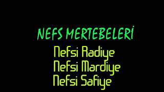 Nefs Mertebeleri  Radiye Merdiye Safiye  567 mertebeler [upl. by Onig988]