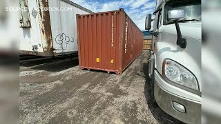 Stolen pickup truck from Ontario found inside container heading overseas [upl. by Amilas94]