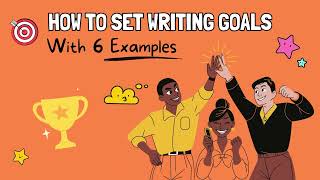 6 Writing Goals for 2024  How To Set Your Own Writing Goals  ✍️ [upl. by Beker442]