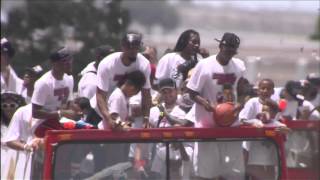 June 24 2013  Sunsports 4of13  Miami Heat 2013 Championship Parade amp Celebration [upl. by Elena952]