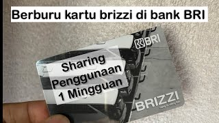 Brizzi “emoney” nya BRI  sharing pengalaman penggunaan kartu brizzi brizzi bankbri emoney [upl. by Hogle692]