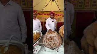 rajishthani shahi thali raja maharajayoo bali🤯🤯🧑‍🍳🧑‍🍳 streetfood foodvlog indianstreetfood [upl. by Aicilyhp]