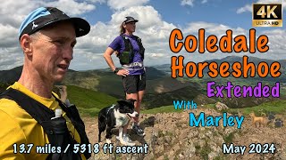 Coledale Horseshoe Extended with Marley 🐕  Lake District  4K  May 2024 [upl. by Illoh]