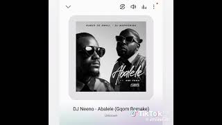 DJ NEENO  ABALELE GQOM REMAKE [upl. by Akkina]