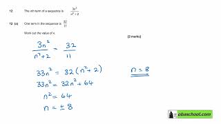 Further Maths GCSE Past Papers AQA  June 2022 Paper 1  Q12 [upl. by Polik]