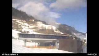 Skischaukel Dorfgastein Großarltal Hochbrandbahn webcam time lapse 20102011 [upl. by Aihseyt983]