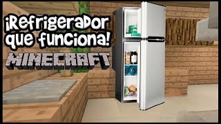 ¡Cómo hacer un refrigerador Minecraft Xbox 360 PS3 [upl. by Shoshana314]