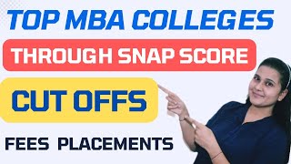 TOP 15 MBA Colleges Through SNAP Score 🔥 SNAP Exam TOP MBA Colleges accepting SNAP Score [upl. by Franchot]