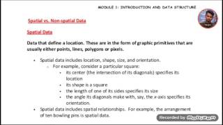 quotSpatial vs NonSpatial Dataquot GIS A brief Lecture by Gaurav Gauri Incredible Geographica [upl. by Vaules]