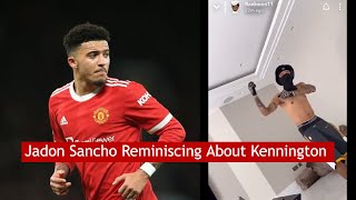 Jadon Sancho Reminiscing About Kennington News [upl. by Suired]