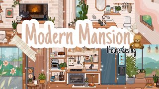 🧺Modern Mansion🍂House Design Toca Boca 🧸 Tocalifeworld  Makeover [upl. by Ecila]