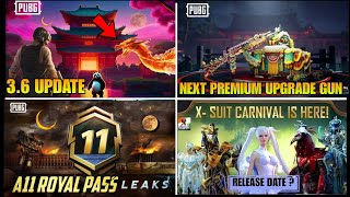 ✅ Bgmi 36 New Update Leaks  A11 Royal Pass  Next Premium Crate Upgrade Gun  Bgmi Next X Suit [upl. by Nalon]