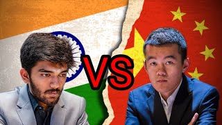 1st match of world chess championship Gukesh D VS Ding liren🔥  chess shorts longvideo viral [upl. by Yoral]