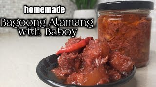 Bagoong Alamang with Baboy by mhelchoice Madiskarteng Nanay [upl. by Terhune]