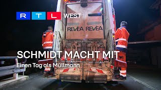 Schmidt macht mit Einen Tag bei der Müllabfuhr  RTL WEST [upl. by Tamah]