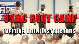 EPIC Speech from Marine Corps Drill Instructors  USMC Boot Camp Day 1 [upl. by Libenson]