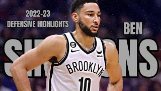 Ben Simmons  Full Defensive Highlights 202223 ELITE DEFENDER [upl. by Gula]