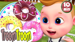 Rainbow Muffins Song👴😻  Healthy Food Safety Songs   More TroomTroom Kids Songs amp Nursery Rhymes [upl. by Oinesra866]