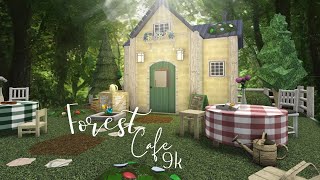 Bloxburg  Forest Cafe 9k ☕  Tour No Gamepass [upl. by Nodyroc]