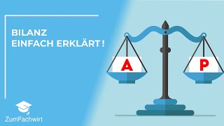 Bilanz einfach erklärt Umlaufvermögen Anlagevermögen [upl. by Cirone912]