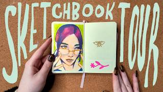 sketchbook tour 🔮 one week sketchbook challenge [upl. by Schubert]