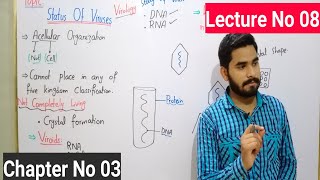 Status Of Viruses Class 9 In Urdu Hindi  Ch 03  Lec 08  Biodiversity [upl. by Edmond506]