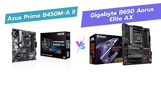 🔍 ASUS B450MA II vs GIGABYTE B650 AORUS Elite AX Which is Better 🤔 [upl. by Merry529]