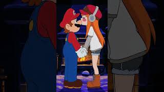 Mario and Meggy in a winter cabin marioxmeggy mario meggy smg4 [upl. by Adnahsed605]