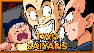 DragonShortZ Episode 1 Two and a Half Saiyans  TeamFourStar TFS [upl. by Nehr]