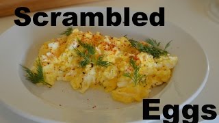 How to make scrambled eggs infused with Creme Fraiche [upl. by Ecnarwal]