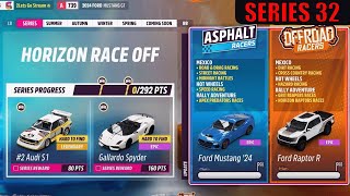 Festival Playlist Series 32 HORIZON RACE OFF in Forza Horizon 5  March 28 2024 UPDATE 32 [upl. by Esiom]