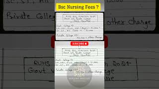 🤯😭bscnursing nursing fees shorts trending viralshort ruhs Bsc Nursing College Fees [upl. by Glover]