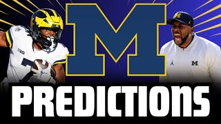 Michigan Wolverines Final 2024 Predictions [upl. by Ocsisnarf71]