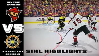 New York Ramblers vs Atlantic City Admirals  SIHL Highlights 10302024 [upl. by Matilda]