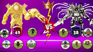 Who The Best😱 Upgrade Clock Titan with his team VS Trititan skibidi 😡💀🔥 Skibidi tournament 🤬 [upl. by Aziul53]