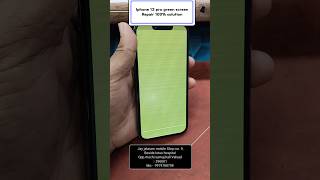 iPhone 13 Pro green screen fix  iPhone 13 Pro green screen solution  iPhone 13 Pro screen repair [upl. by Ahtaela]