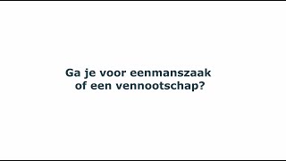 Notaristip ondernemen ga je voor een eenmanszaak of een vennootschap [upl. by Enicar]