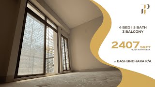 Bashundhara RA  2407 SFT Excellent Designed flat for SALE  Property Index [upl. by Ash145]