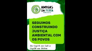 Da Cop16 em Cali à Cop30 em Belém Seguimos construindo justiça ambiental com os povos [upl. by Melnick]