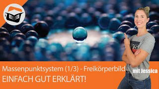 Massenpunktsystem  Freikörperbild  Bewegungsgleichung  Kinetik 13  Einfach sehr gut Erklärt [upl. by Eirrem957]