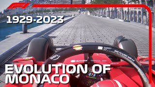 Evolution Of Monaco F1 1929  2023 [upl. by Shiri]