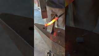 Forged Bodkin Arrowhead⚒️🔥 youtubeshorts shorts [upl. by Nosreme]