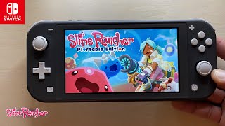 Slime Rancher Plortable Edition Nintendo Switch Lite Gameplay [upl. by Atilamrac918]