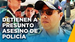 Detienen a sospechoso del asesinato de policía en Barrios Altos quotSu intensión era salir del paísquot [upl. by Oel]