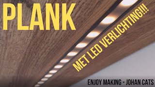 Plank zwevend met LED verlichting [upl. by Imeka782]