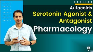 Serotonin Receptor Pharmacology  Serotonergic drugs Pharmacology [upl. by Aynatan739]