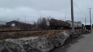 Orangeville amp Brampton Railway switching Rochling Plastics [upl. by Jodi412]