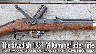 The Swedish 1851 M Kammerlader rifle  History and modern time shooting [upl. by Jehovah915]