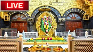 🔴Live Shirdi Sai Baba Aarti Darshan 21 JULY 2024 [upl. by Burny]