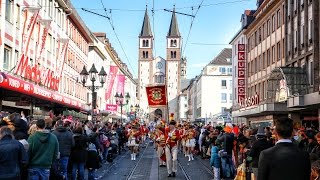 Faschingszug 2017  Unterwegs in Würzburg [upl. by Aihpledalihp209]